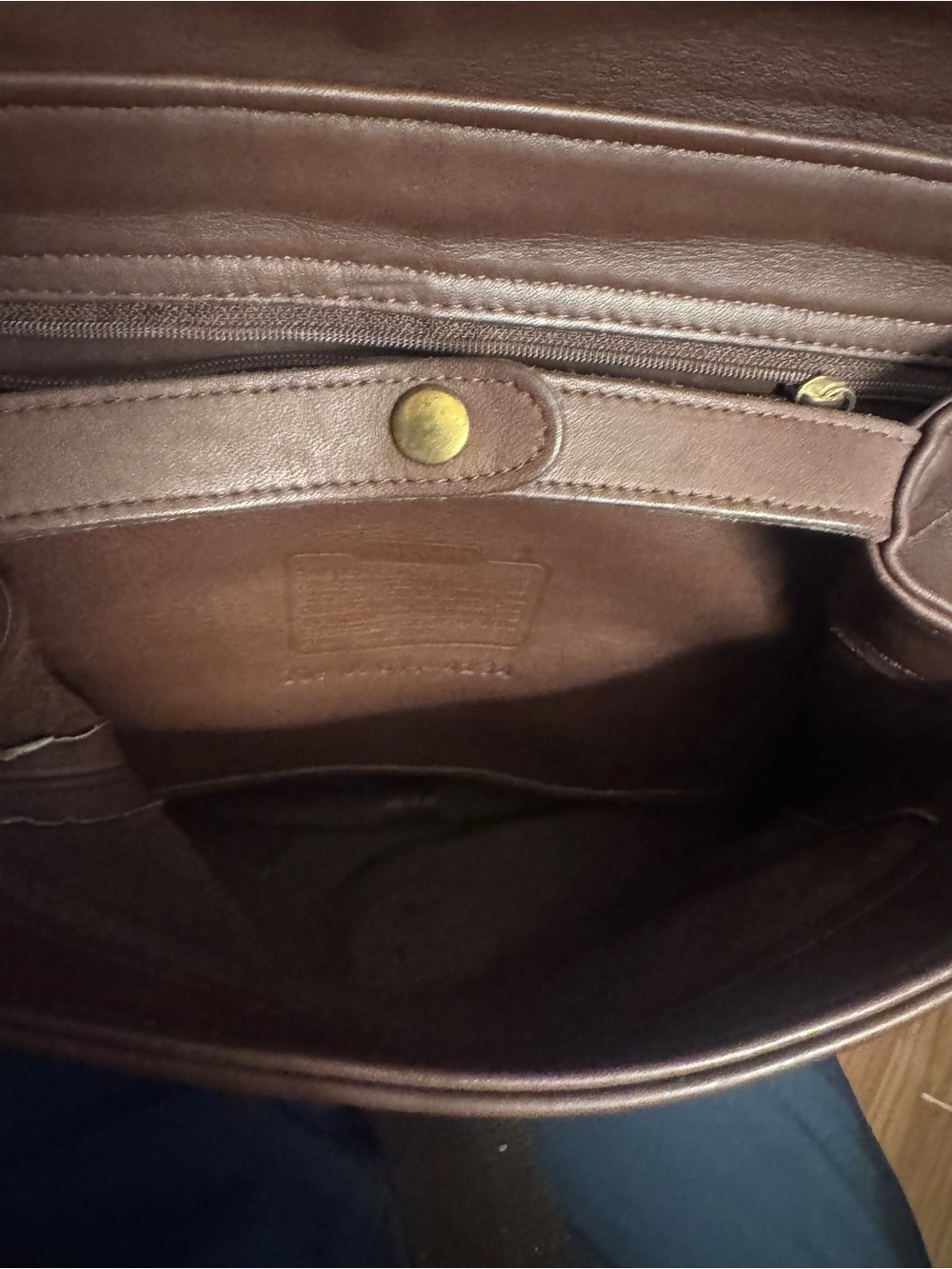 Coach 1996 vintage brown leather backpack  4434